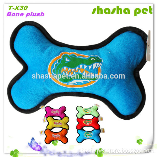 Bone plush squeaker pet toy,pet product,cat toys and dog toy from China Factory wholesales